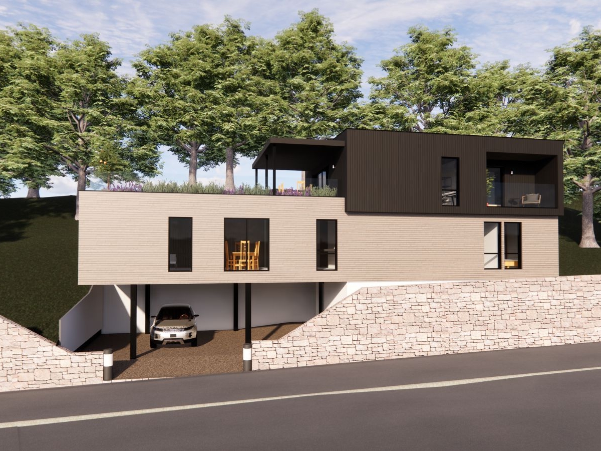Modern New Build House Arbroath Architect Drawing